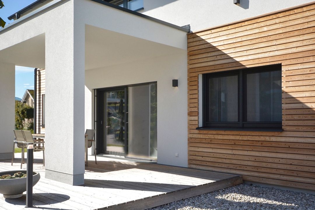 Eingangsbereich eines Wohnhauses